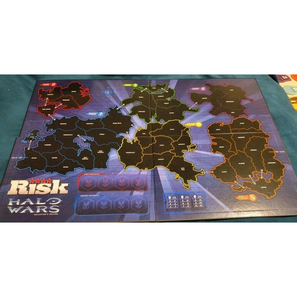 2009 Risk Halo Wars Collector's Edition Board Game 98% Complete
